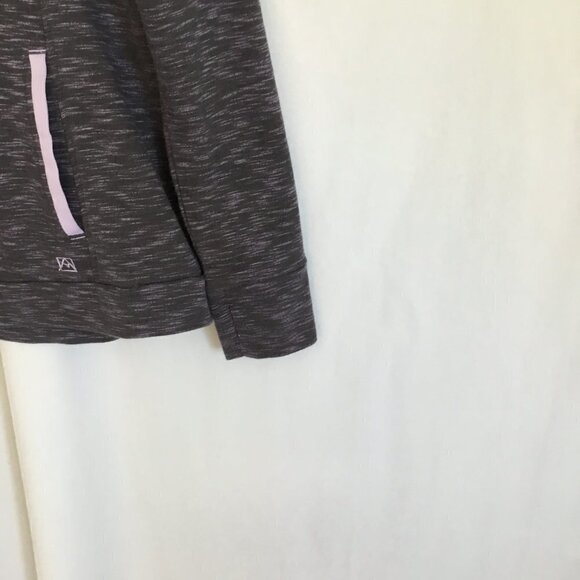Avalanche Quarter Snap Sweatshirt Thermal Pullover Size Medium in Purple Active - Picture 10 of 10